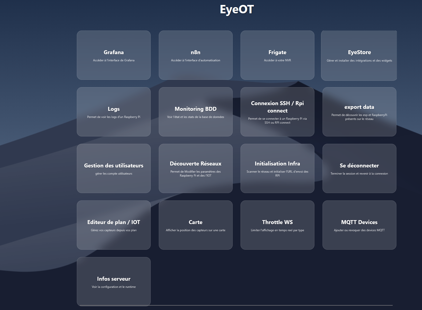 Aperçu du projet Eyeot