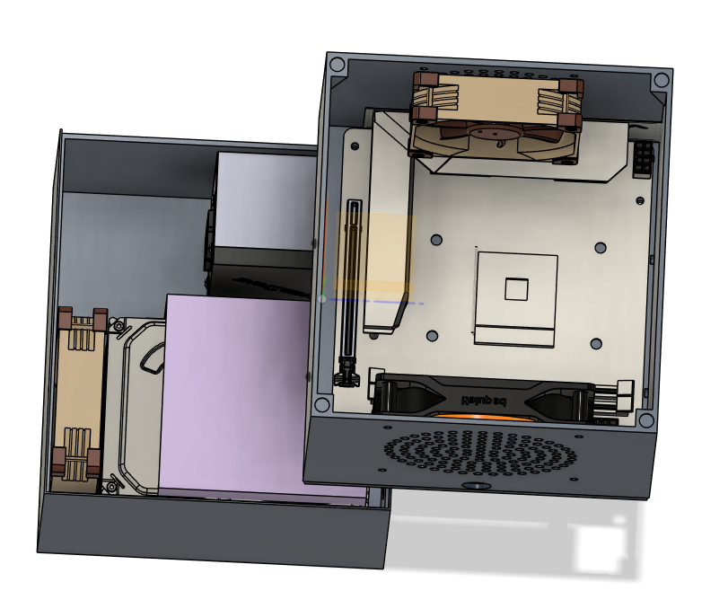 NAS imprimé en 3D - vue principale