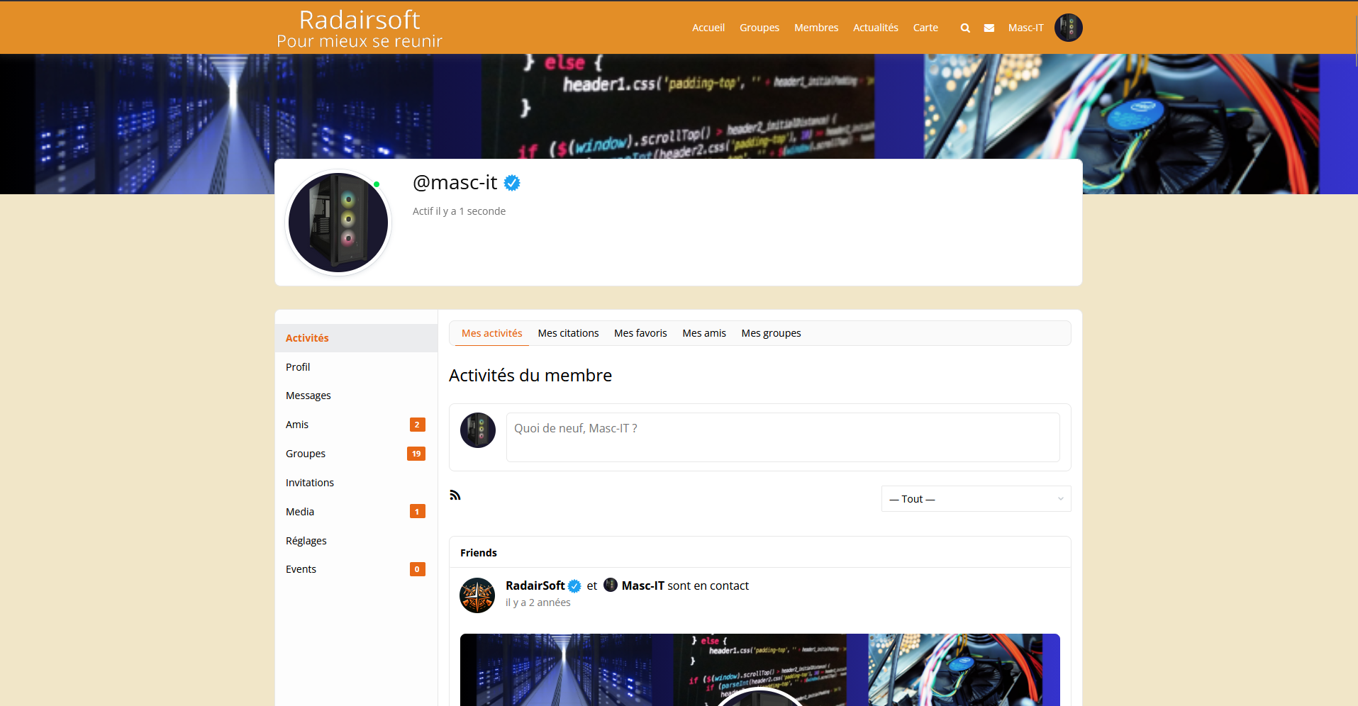 Aperçu du projet Radairsoft