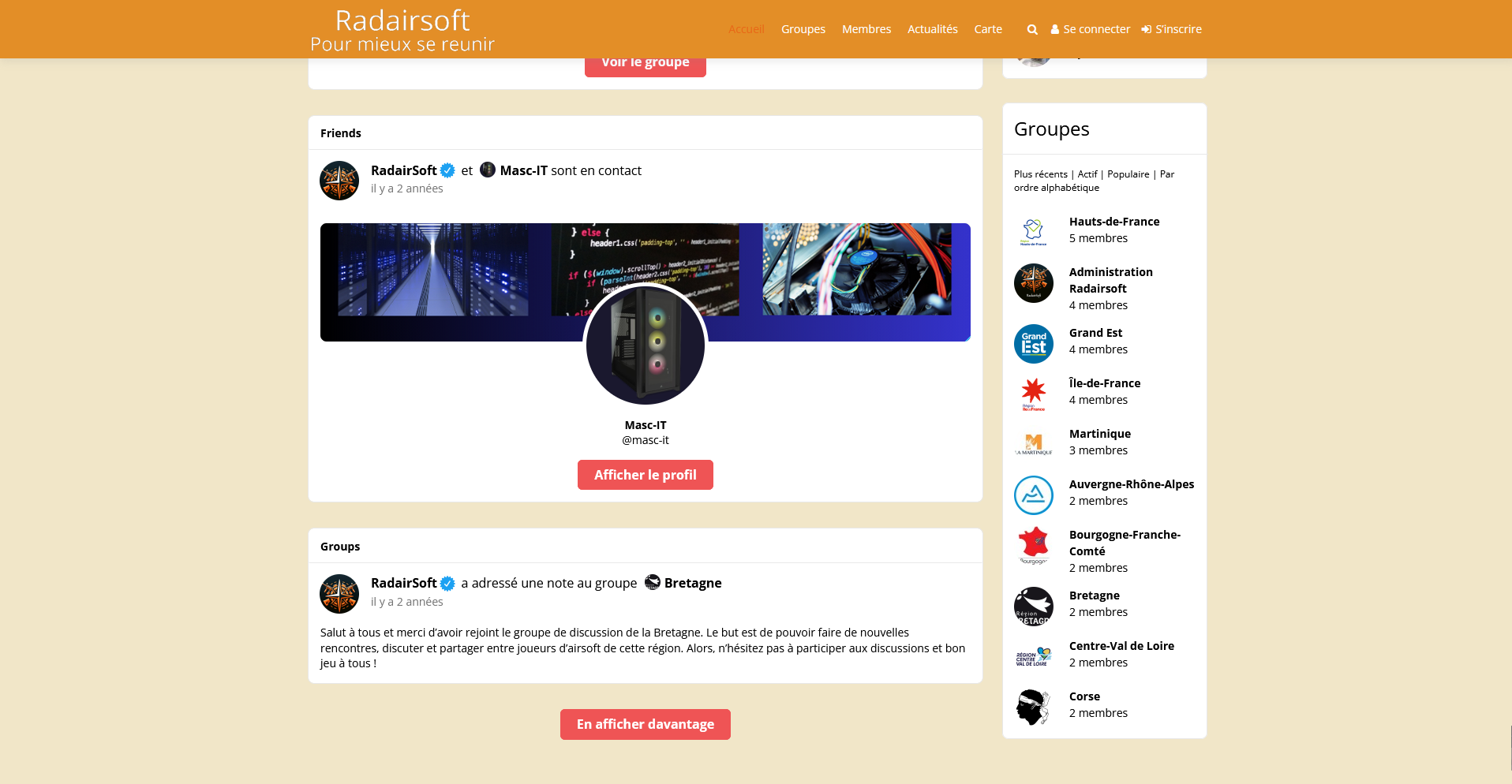 Aperçu du projet Radairsoft
